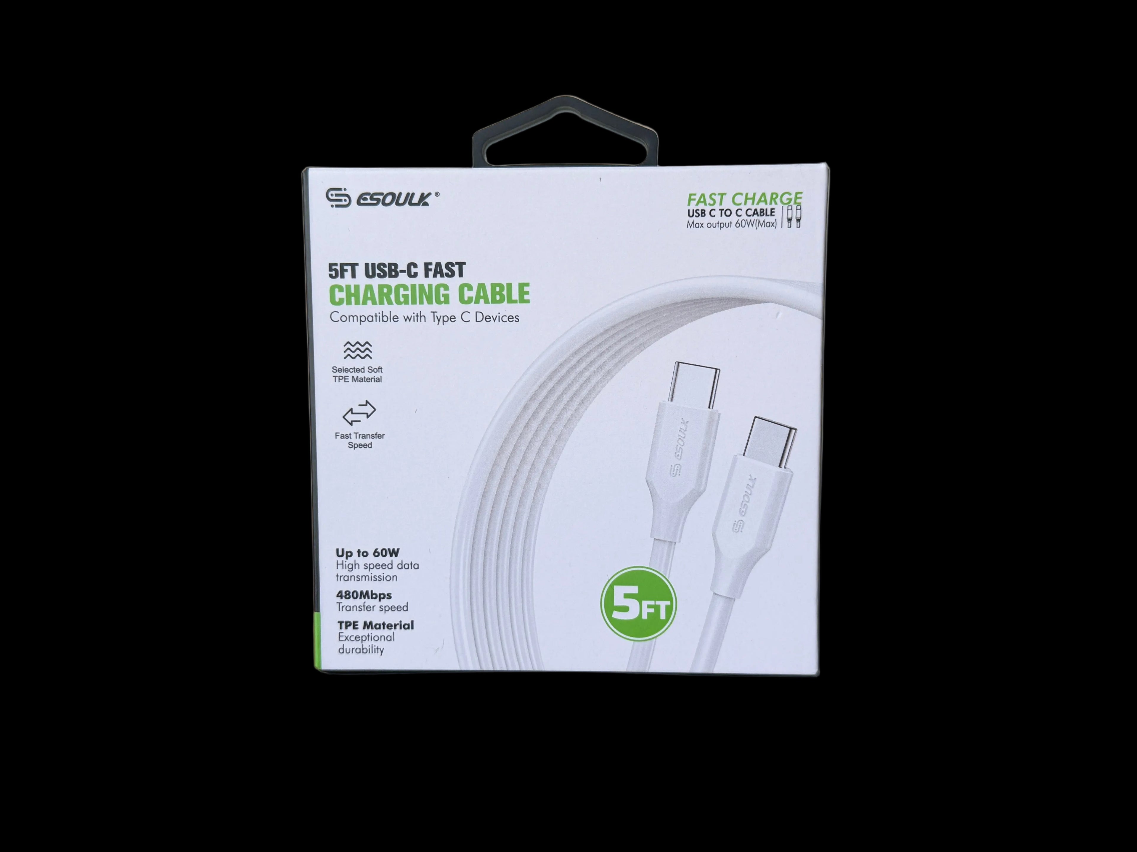 USB-C TO USB-C FAST CHARGING CABLE